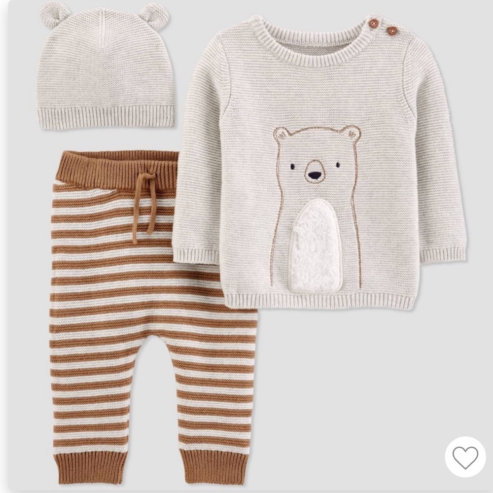 3 piece bear set
